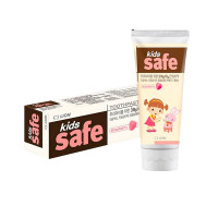 "Kids Safe" Зубная паста детская 90гр Клубничка (от 3-х до 12 лет)
