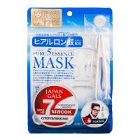 JAPAN GALS Pure5 Essence Маска для лица с гиалуроновой кислотой 7 шт