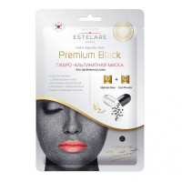 Estelare ГИДРО-Альгинатная маска Premium BLACK для проблемной кожи