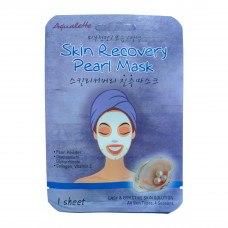 Маска для лица "Aqualette" - Восстанавливающая маска с жемчужной пудрой "Skin Recovery" 17 мл