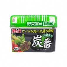 KOKUBO Deodorant SUMI-BAN Дезодорант-поглотитель неприятных запахов для холодильника с древесным углём (овощная камера)