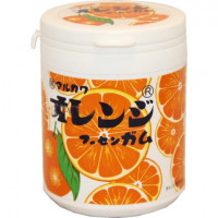 Резинка жевательная Marukawa "Orange Bottle Gum"(апельсин), 130 г