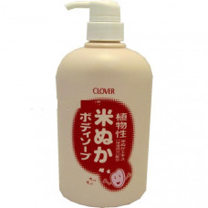 "Clover" Увлажняющее жидкое мыло для тела с экстрактом риса 800мл 