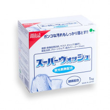"Mitsuei" "Super Wash" Мощный стиральный порошок с ферментами для стирки белого белья 1 кг. 