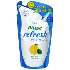 "Naive" Мыло жидкое для тела с ароматом цитрусовых (сменная упаковка), 380 мл.