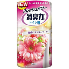 "ST" "Shoushuuriki" Жидкий дезодорант – ароматизатор для туалета c ароматом розовых цветов 400 мл. 