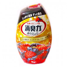 "ST" "Shoushuuriki" Жидкий дезодорант – ароматизатор для комнат c ароматом сладких ягод 400мл 