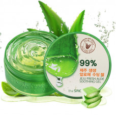 СМ Aloe Гель с алоэ универсальный увлажняющий 300мл Jeju Fresh Aloe Soothing Gel 99% 300мл