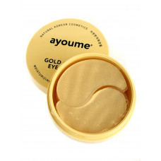 АЮМ Патчи для глаз омолаживающие с золотом и улиточным муцином  AYOUME GOLD+SNAIL EYE PATCH 1,4гр*60