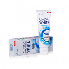 Зубная паста «Classic White» -Отбеливающая зубная паста двойного дествия с микроганулами с ароматом мяты и ментола, туба 110 г
