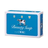 Молочное освежающее туалетное мыло с прохладным ароматом жасмина «Beauty Soap» синяя упаковка (кусок 85 г) × 3 шт 