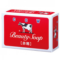 Молочное увлажняющее туалетное мыло с пудровым ароматом роз «Beauty Soap» красная упаковка (кусок 100 г) × 1 шт 