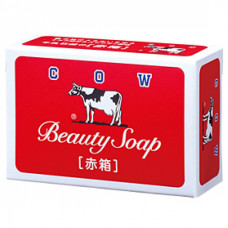 Молочное увлажняющее туалетное мыло с пудровым ароматом роз «Beauty Soap» красная упаковка (кусок 100 г) × 1 шт 