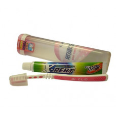 КЛИ Набор зубная паста + щетка New Portable Sense R + Expert Toothpaste