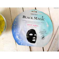 Shary Black Magic Глубоко увлажняющая маска для лица двойного действия с бамбуковым углем для всех типов кожи DEEP AQUA                                               АКТИВНЫЕ КОМПОНЕНТЫ: Черная смородина + сок японской березы