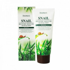 ДП BODY Крем для ног и рук с муцином улитки DEOPROCE MOISTURE HAND FOOT SNAIL RECOVERY 100мл ДП BODY Крем для ног и рук с муцином улитки DEOPROCE MOISTURE HAND FOOT SNAIL RECOVERY 100мл