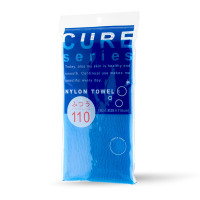 CURE NYLON TOWEL HARD BLUE  Мочалка для тела жесткая