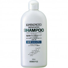  333 KAMINOMOTO MEDICATED SHAMPOO B&P Лечебный шампунь против выпадения волос и перхоти 300мл