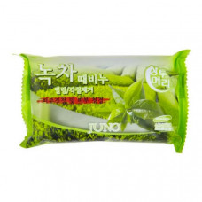 Мыло с отшелушивающим эффектом с зеленым чаем, 100г, JUNO