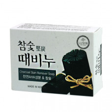 Отшелушивающее мыло  с экстрактами древесного угля, 100г, DongBang