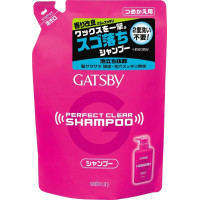 Mandom Мужской шампунь "Gatsby Perfect Clear shampoo" для экстрасильного очищения волос и кожи головы с охлаждающим эффектом против перхоти МУ 320 мл
