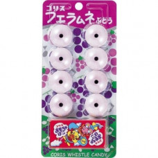 Виноградная свистящая конфета CORIS (Grape Whistle Ramune Candy).34гр
