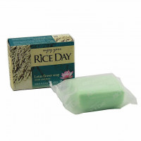 Мыло туалетное с экстрактом лотоса "Riceday" 100 г