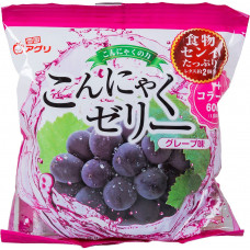 Желе “Yukiguni Aguri” порционное Конняку со вкусом винограда (6шт х18г), 108г