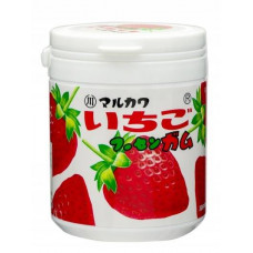 Резинка жевательная Marukawa "Strawberry Bottle Gum" Клубника, 130 г