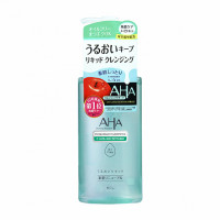 AHA Очищающая сыворотка для снятия макияжа 2-в-1 с фруктовыми кислотами для нормальной и комбинированной кожи, 200 мл