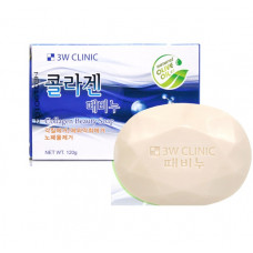 [3W CLINIC] Мыло кусковое КОЛЛАГЕН Collagen beauty Soap, 120 гр