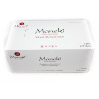 Maneki Салфетки бумажные "Maneki" Black White с ароматом жасмина, 2 слоя, белые, 224 шт./коробка