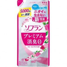 LION Кондиционер для белья "SOFLAN" (защищающий от неприятного запаха до самого вечера "Premium Deodorizer Zero-Ø" - натуральный аромат роз) МУ 