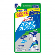 LION Чистящее средство для ванной комнаты "Look Plus" быстрого действия (с ароматом цитруса) мягкая упаковка с крышкой 800 мл 