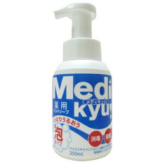 ROCKET SOAP "MediKyu" Пенное мыло для рук с триклозаном и экстрактом алоэ, 250 мл.