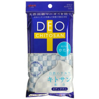 AISEN Мочалка для тела с хитозаном "Deo Chitosan", жесткая, голубая, 28 х 100 см