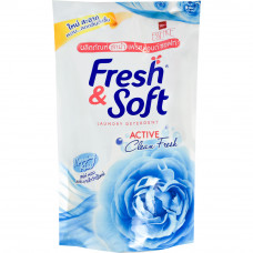 LION Thailand Fresh Soft Гель для стирки всех типов тканей концентр. Утренний Поцелуй 400 мл