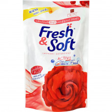 LION Thailand Fresh Soft Гель для стирки всех типов тканей концентр. Искристый Поцелуй 400 мл