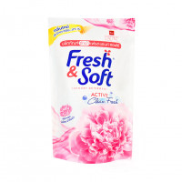 LION Thailand Fresh Soft Гель для стирки всех типов тканей концентр. Сладкий Поцелуй 400 мл