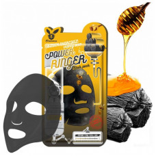  [Elizavecca] Black Charcoal Honey Deep Power Ringer Mask