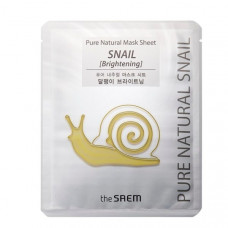 СМ Pure Natural Восстанавливающая тканевая маска с муцином улитки Pure Natural Mask Sheet [Snail Brightening] 20 мл