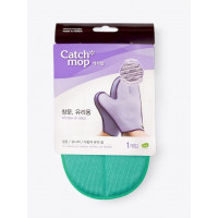  Двусторонняя перчатка-варежка для уборки CATCHMOP 23х21см зелёный