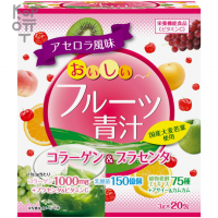 "Yuwa" Концентрат для приготовления безалкогольных напитков "Аодзиру с фруктами" (киви, персик) 3гр.*20шт.