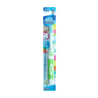 "EBISU" Зубная щетка (для детей от 3-х лет. С комбинированным ворсом и прорезиненной ручкой. Средней жесткости)