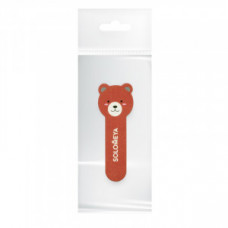 Solomeya Пилка для натуральных и искусственных ногтей 180/220 "Медвежонок"/Little Bear Nail File Bear 3