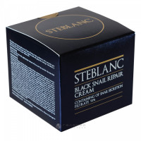 Steblanc Black snail Repair Moist Cream / Увлажняющий крем для лица с муцином черной улитки (55)