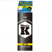 KAI Пена для бритья Men’s K Shaving Style (от порезов с протеинами шёлка и Алоэ) 220 г