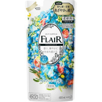 KAO Flair Fragrance Velvet Flower Кондиционер-смягчитель для белья, с бархатным цветочным ароматом, мягкая упаковка, 400мл