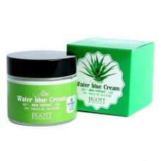 "Jigott" Aloe Water Blue Cream Увлажняющий крем для лица с экстрактом алоэ 70 мл