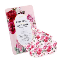 [KOELF] Маски-носочки для ног РОЗА Rose Petal Satin Foot Mask, 16 гр
